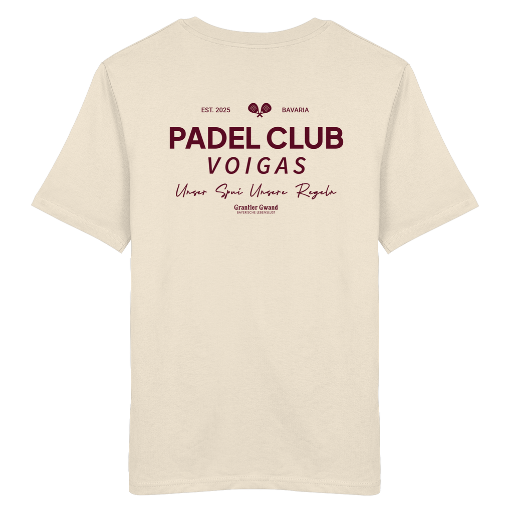 Padel Club - rote Variante - Backprint - T-Shirt