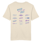 Wuid & Frei - Lila Variante - Backprint - T-Shirt