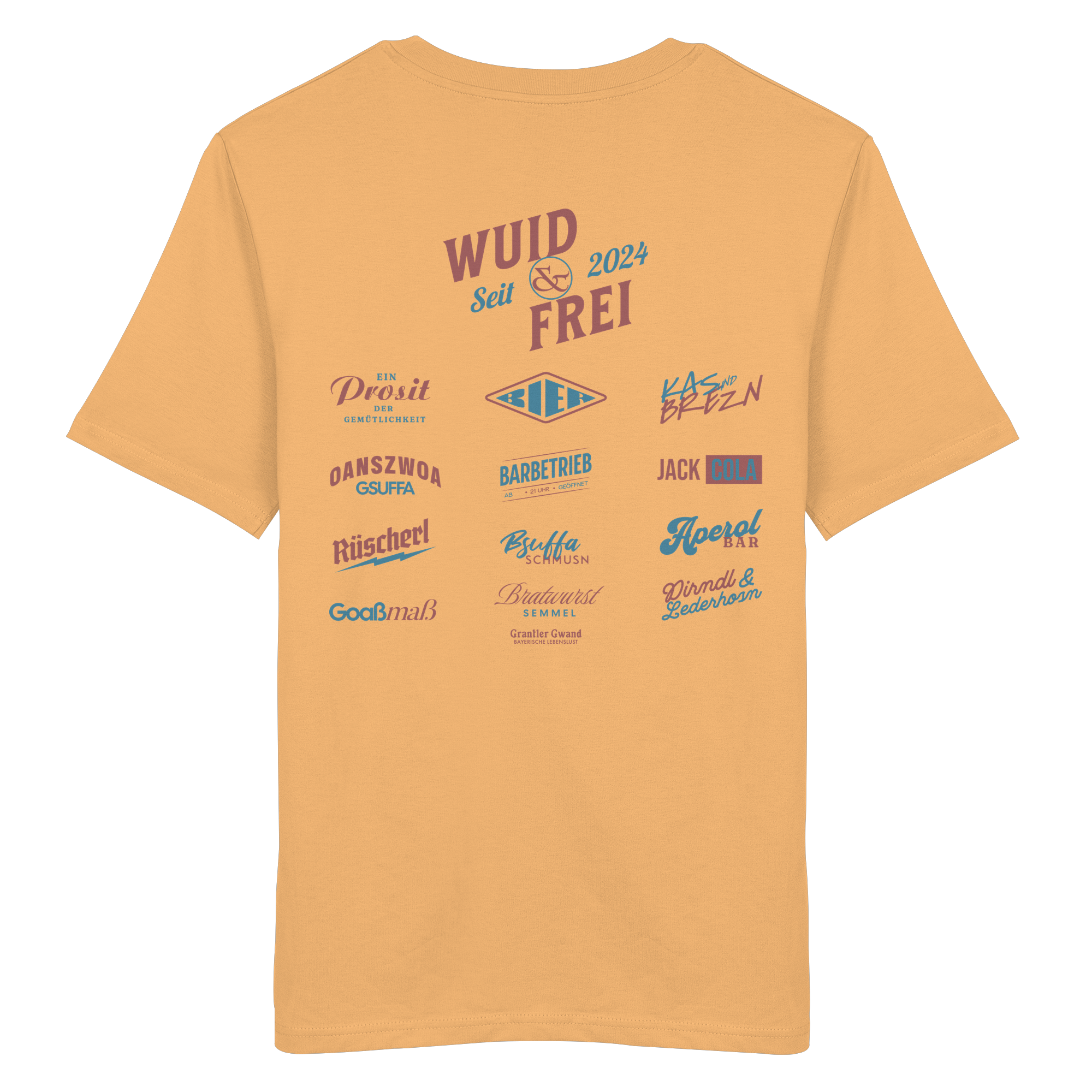 Wuid Und Frei - T-Shirt