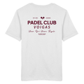 Padel Club - rote Variante - Backprint - T-Shirt