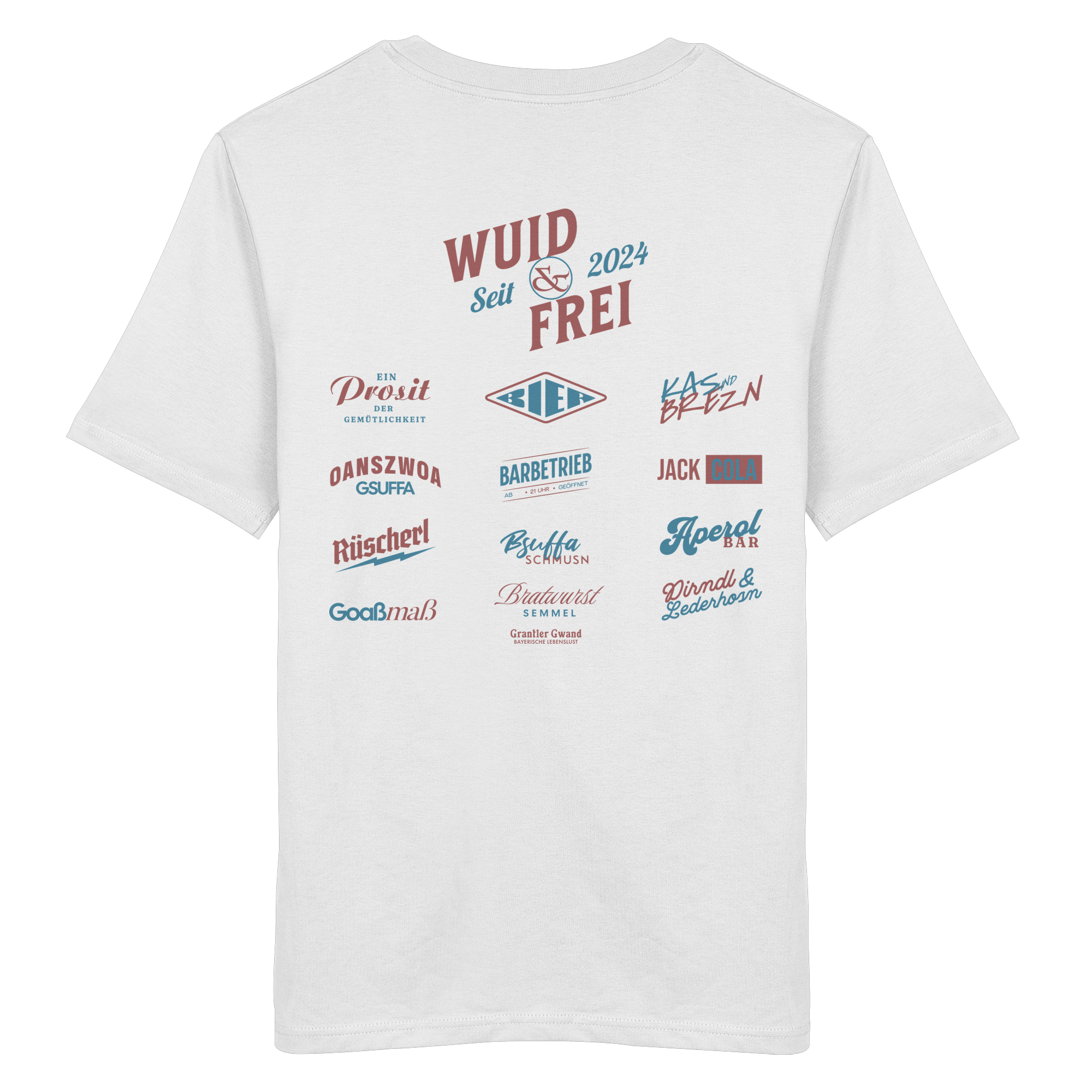Wuid Und Frei - T-Shirt