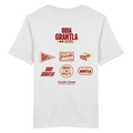 Oida Grantla Lifestyle - rote Variante - Backprint - T-Shirt