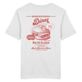 Resis Bavarian Diner - rote Variante - Backprint - T-Shirt