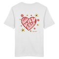Bella Bavaria Herz - rote Variante - Backprint - T-Shirt