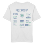 Bayerische Gmiatlichkeit - grüne Variante - Backprint - T-Shirt