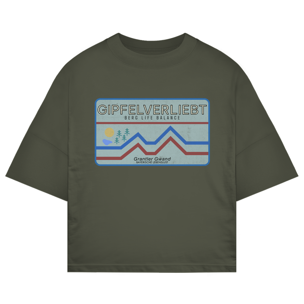 Bayerisches Oversize T-Shirt Unisex - Gipfelverliebt - Grantler Gwand
