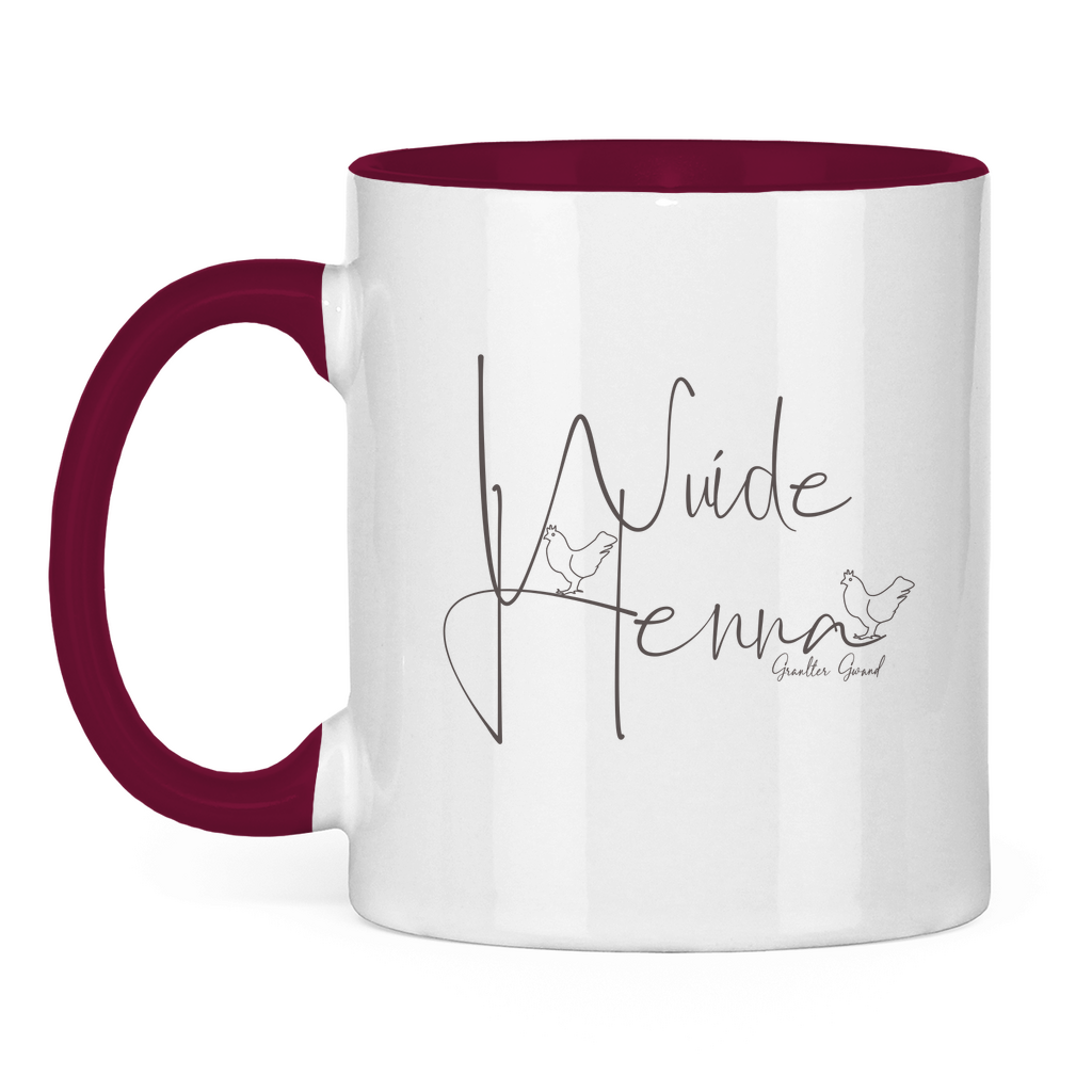 Tasse zweifarbig wuide Henna - grau