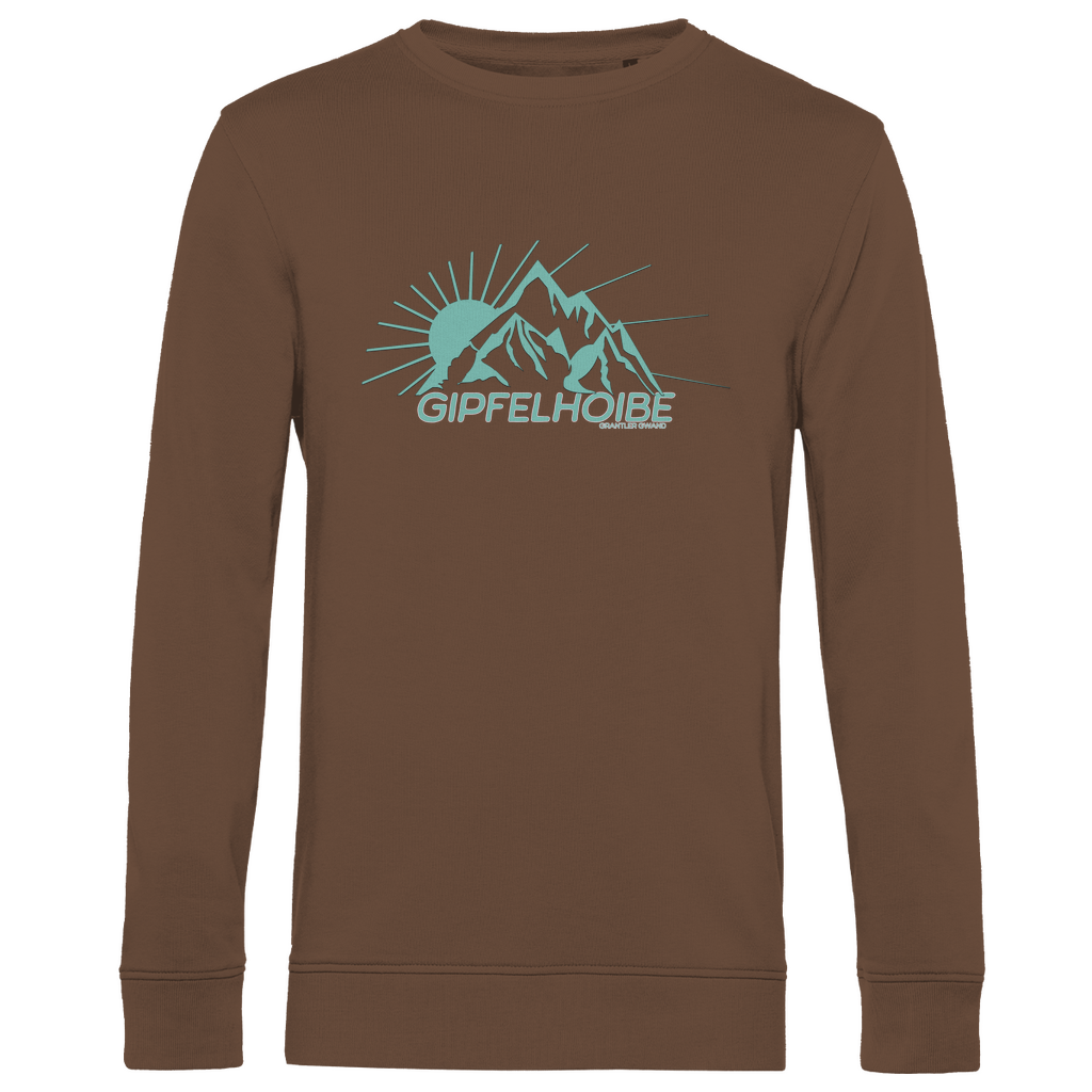 Bayerisches Herren Premium Bio Sweatshirt Gipfelhoibe - mint - Grantler Gwand