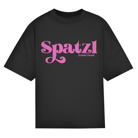 Bayerisches Oversize T-Shirt Frauen - Spatzl - Pink - Grantler Gwand