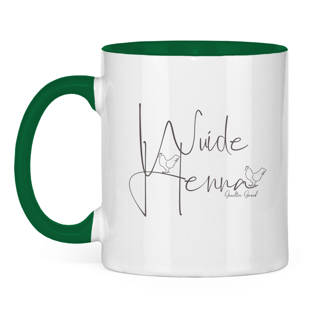 Tasse zweifarbig wuide Henna - grau
