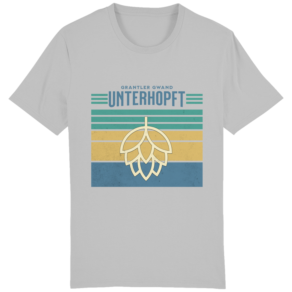 Bayerisches Herren T-Shirt Unterhopft - blau - Grantler Gwand