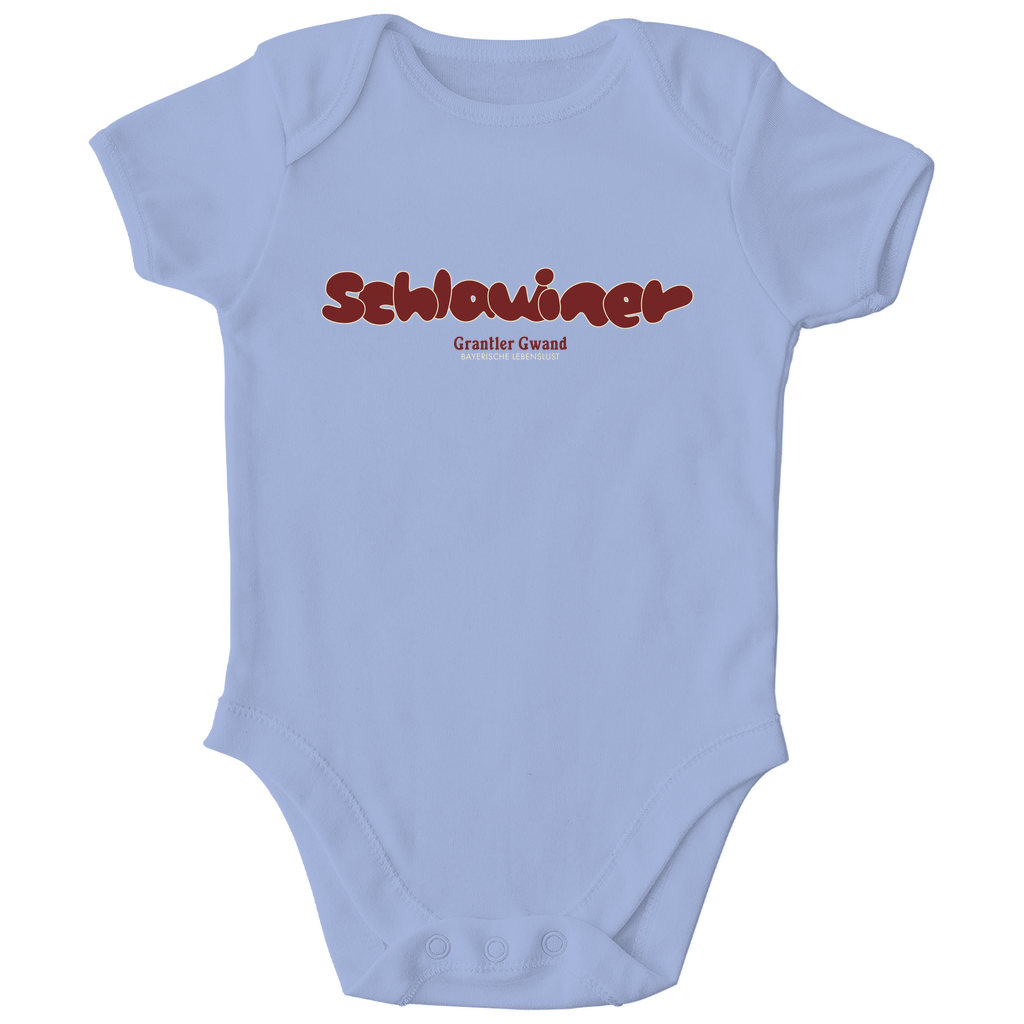 Bayerischer Baby Bio Body - Schlawiner - rot - Grantler Gwand