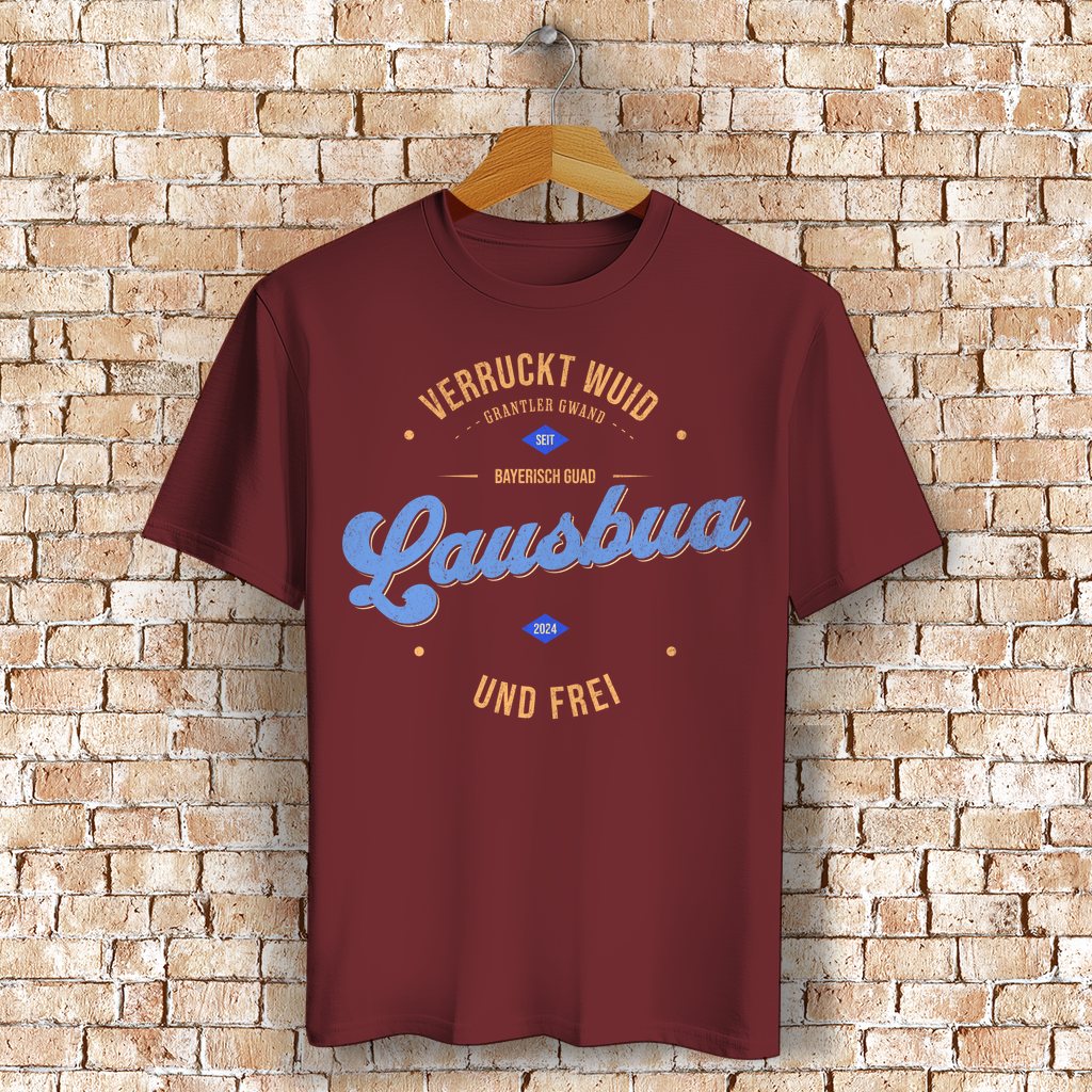 Bayerisches T-Shirt Unisex - Lausbua - Grantler Gwand
