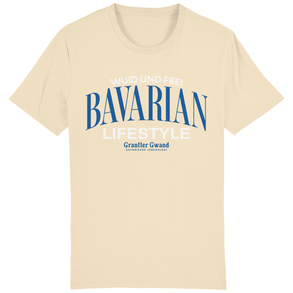 Bayerisches Herren T-Shirt Bavarian Lifestyle - weiß - Grantler Gwand