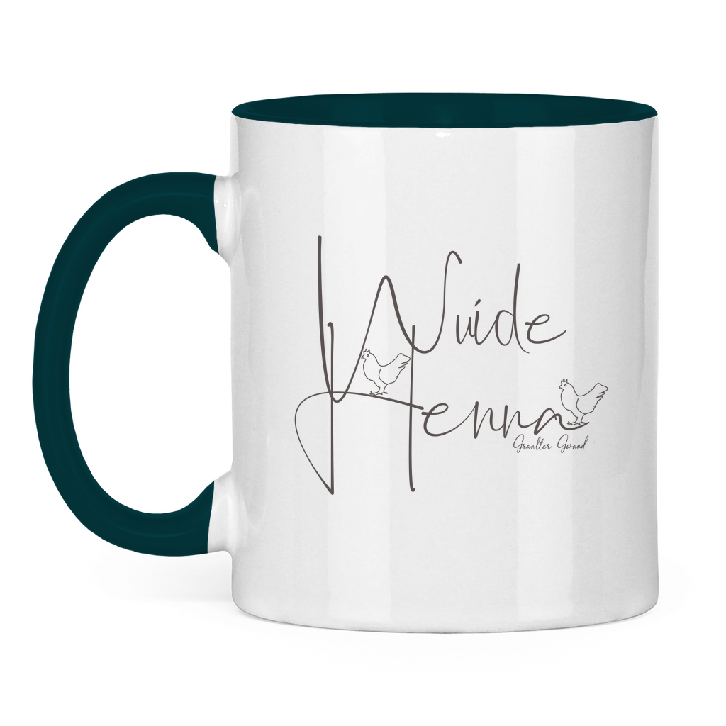 Tasse zweifarbig wuide Henna - grau