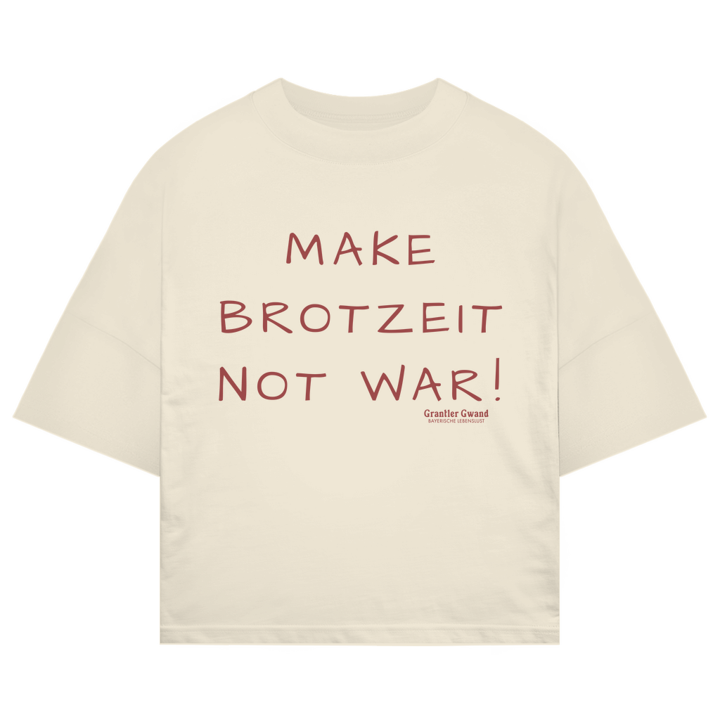Bayerisches Oversize T-Shirt Unisex -  Make Brotzeit - Grantler Gwand