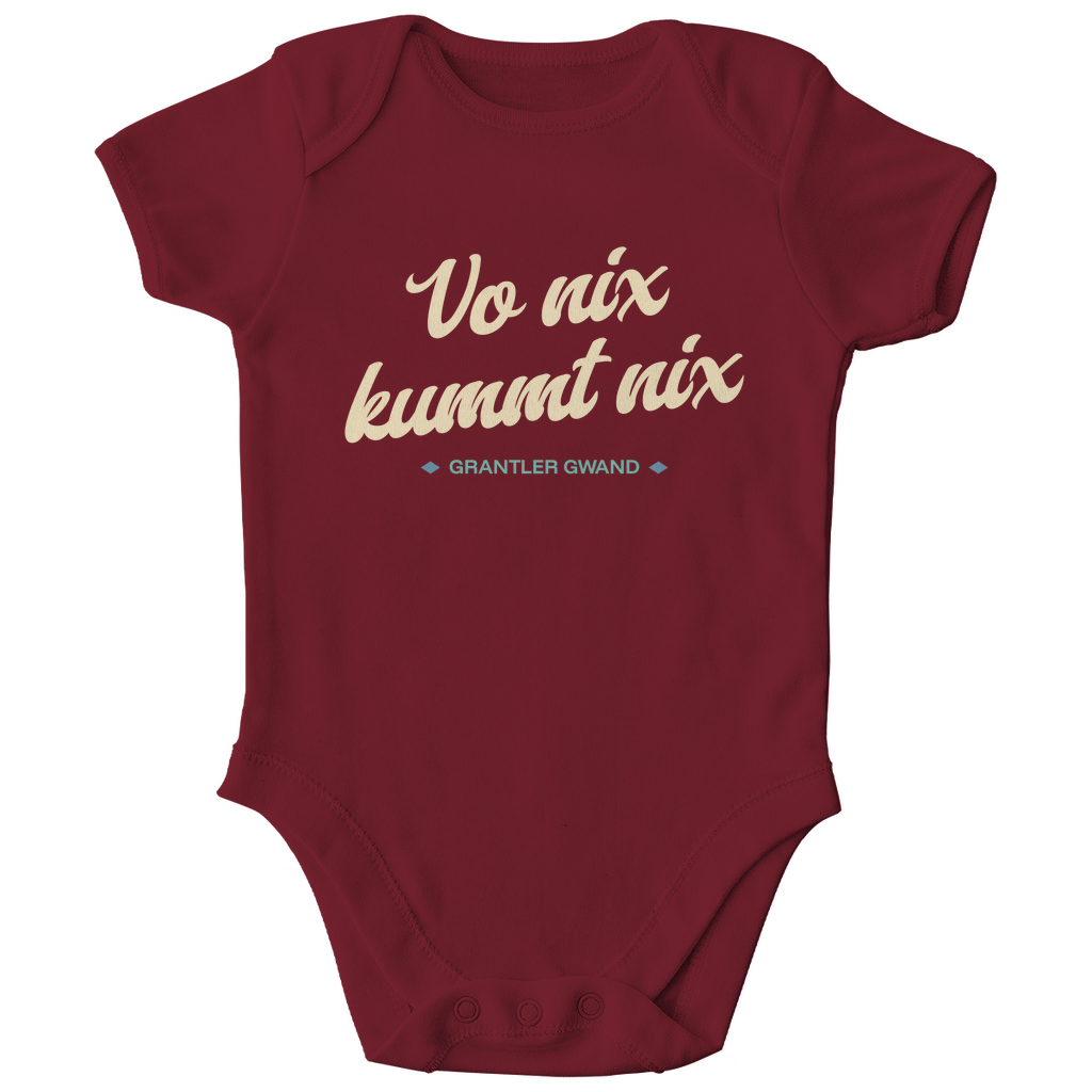 Bayerischer Baby Bio Body Vo nix kummt nix - Grantler Gwand