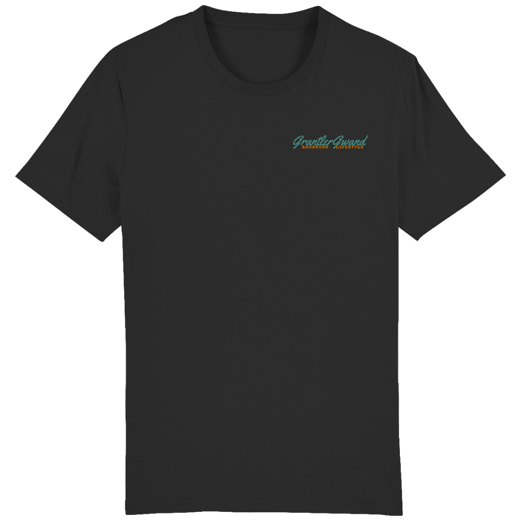 Bayerisches Herren T-Shirt A Hoibe away keeps the doctor away - FRONT-UND BACKPRINT - Grantler Gwand