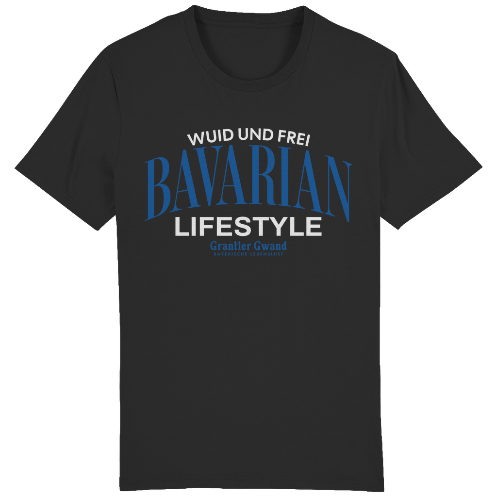 Bayerisches Herren T-Shirt Bavarian Lifestyle - weiß - Grantler Gwand