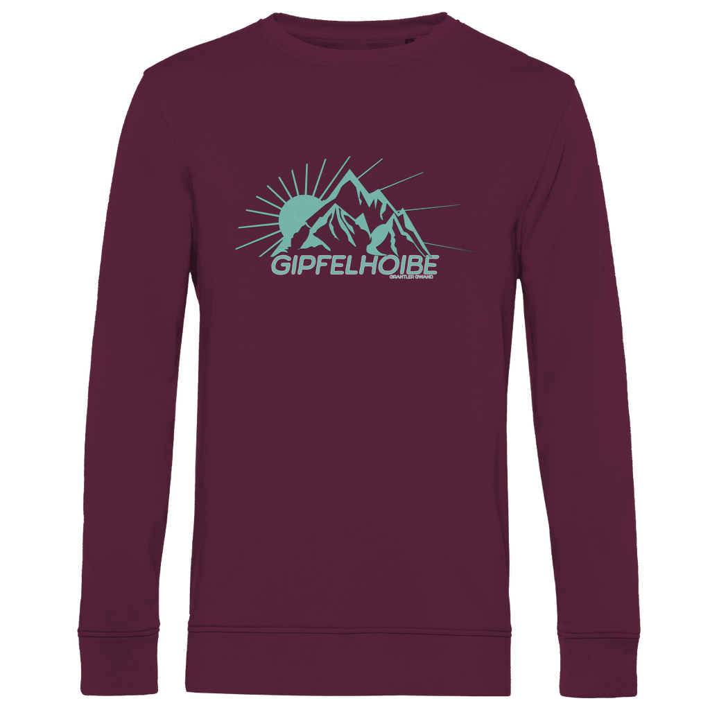 Bayerisches Herren Premium Bio Sweatshirt Gipfelhoibe - mint - Grantler Gwand