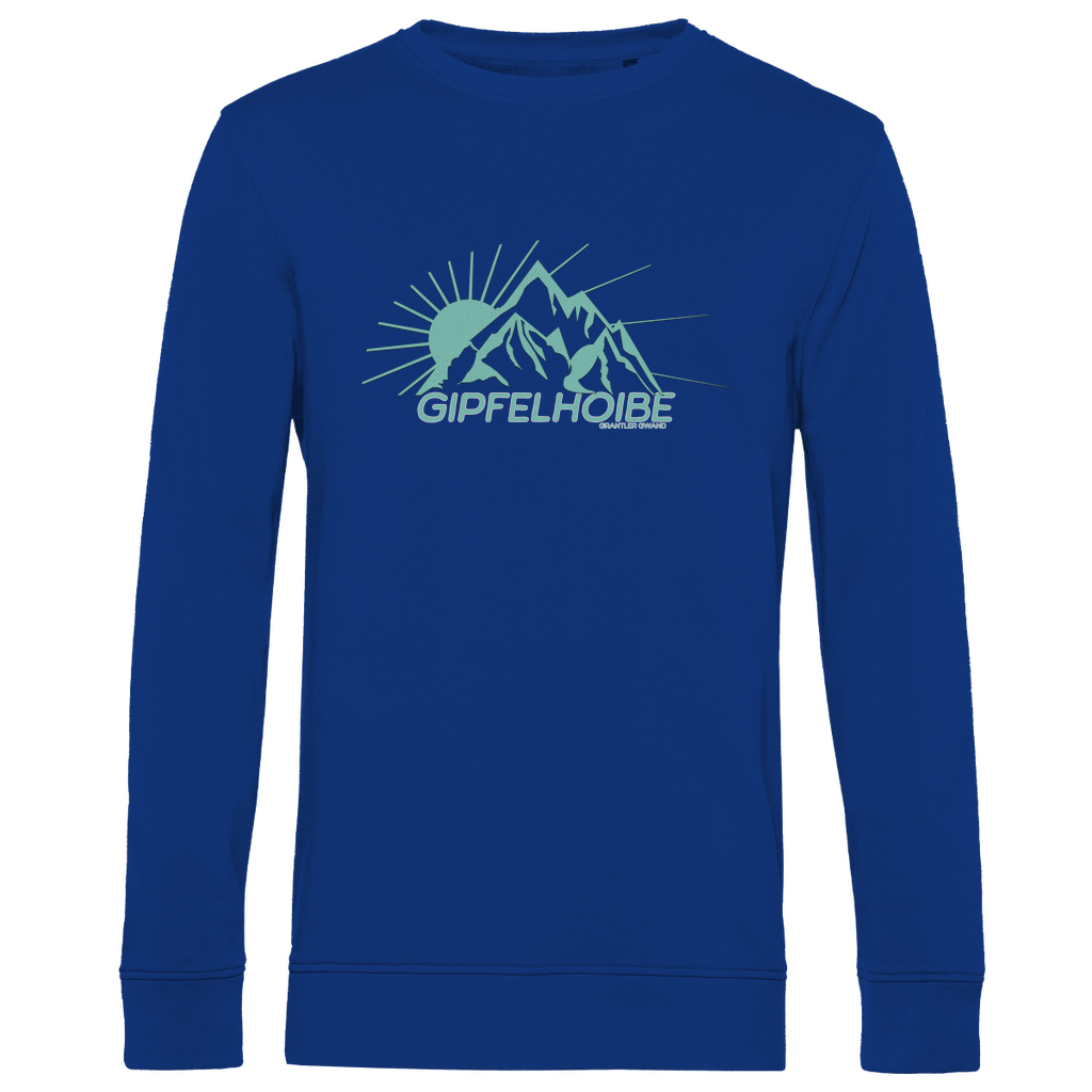 Bayerisches Herren Premium Bio Sweatshirt Gipfelhoibe - mint - Grantler Gwand