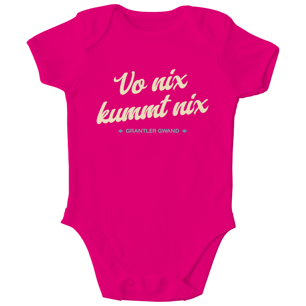 Bayerischer Baby Bio Body Vo nix kummt nix - Grantler Gwand