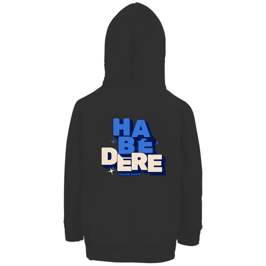 Bayerischer Kinder Premium Bio Hoodie - Habe dere - blau - Grantler Gwand