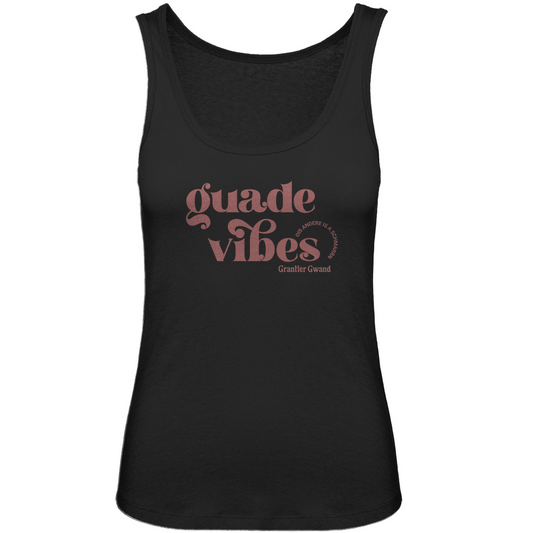 Bayerisches Damen Premium Organic Tank Top Guade Vibes - ois andere is a Schmarrn - Grantler Gwand