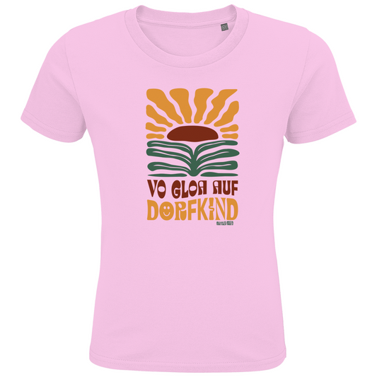 Bayerisches Kinder Premium Bio T-Shirt Vo Gloa auf Dorfkind - Grantler Gwand