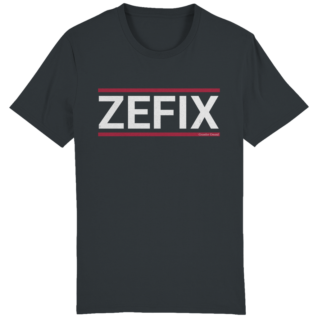 Bayerisches Herren T-Shirt Zefix - rot/weiß - Grantler Gwand