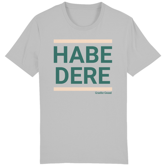 Bayerisches Herren T-Shirt Habe dere - grün/beige - Grantler Gwand