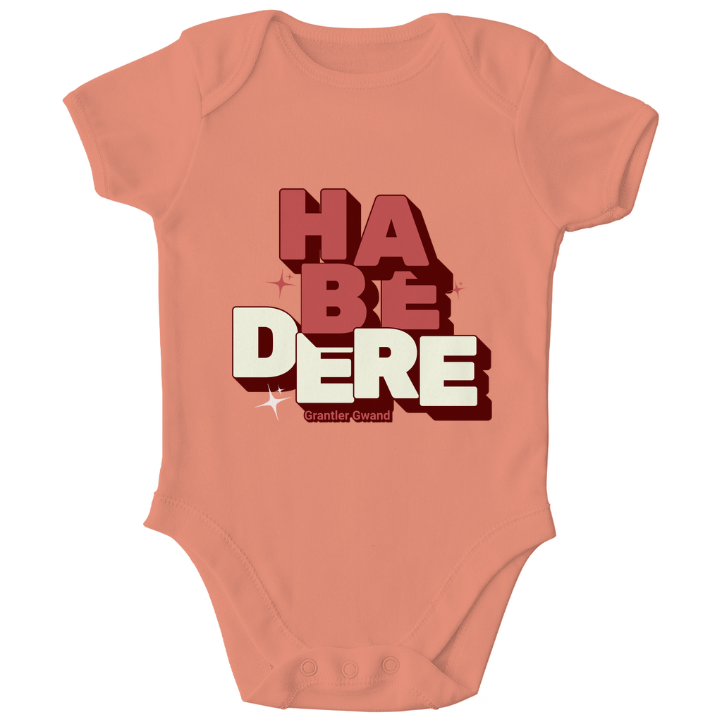 Bayerischer Baby Bio Body - Habe dere - rot - Grantler Gwand