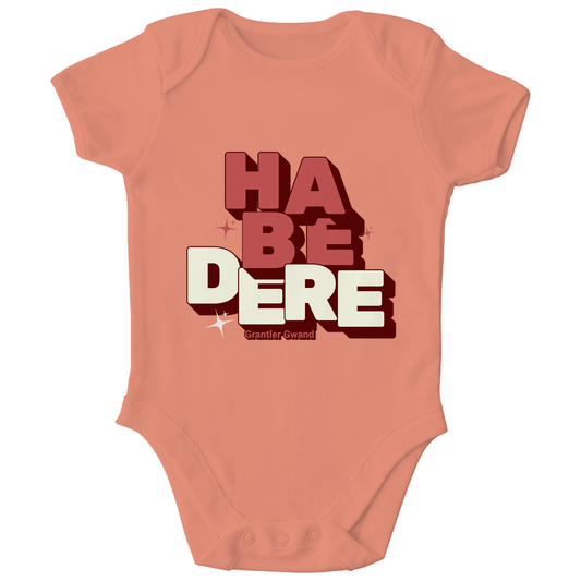 Bayerischer Baby Bio Body - Habe dere - rot - Grantler Gwand