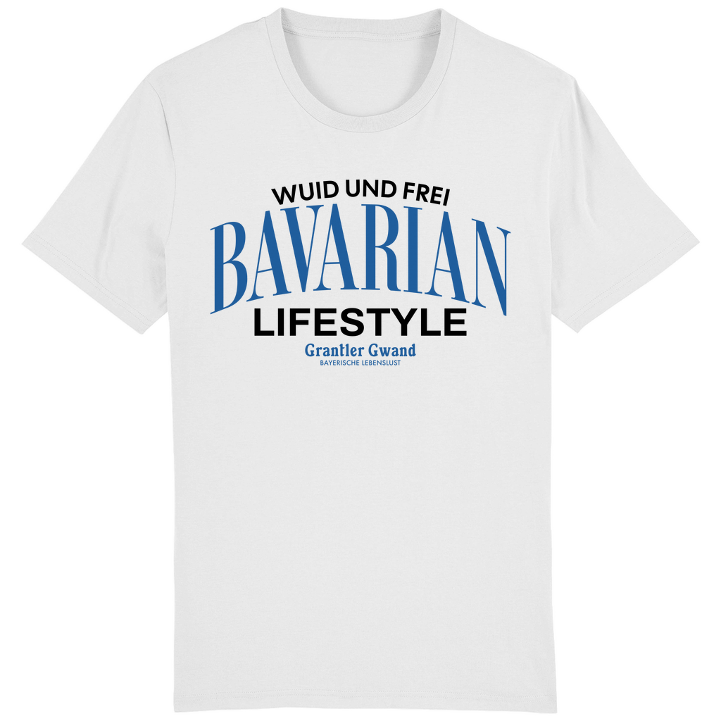 Bayerisches Herren T-Shirt Bavarian Lifestyle - schwarz - Grantler Gwand