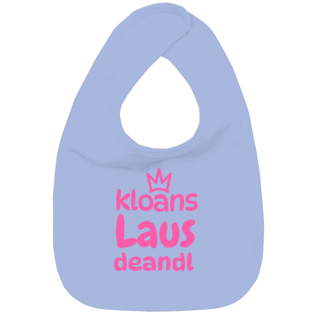Bayerisches Baby Bio Lätzchen Kloans Lausdeandl - pink - Grantler Gwand