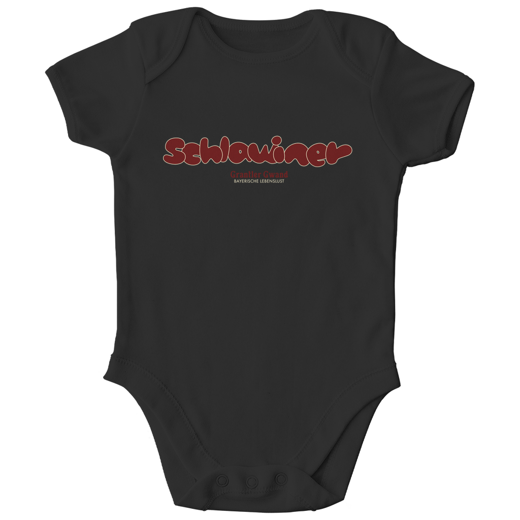 Bayerischer Baby Bio Body - Schlawiner - rot - Grantler Gwand