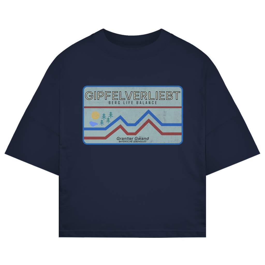 Bayerisches Oversize T-Shirt Unisex - Gipfelverliebt - Grantler Gwand