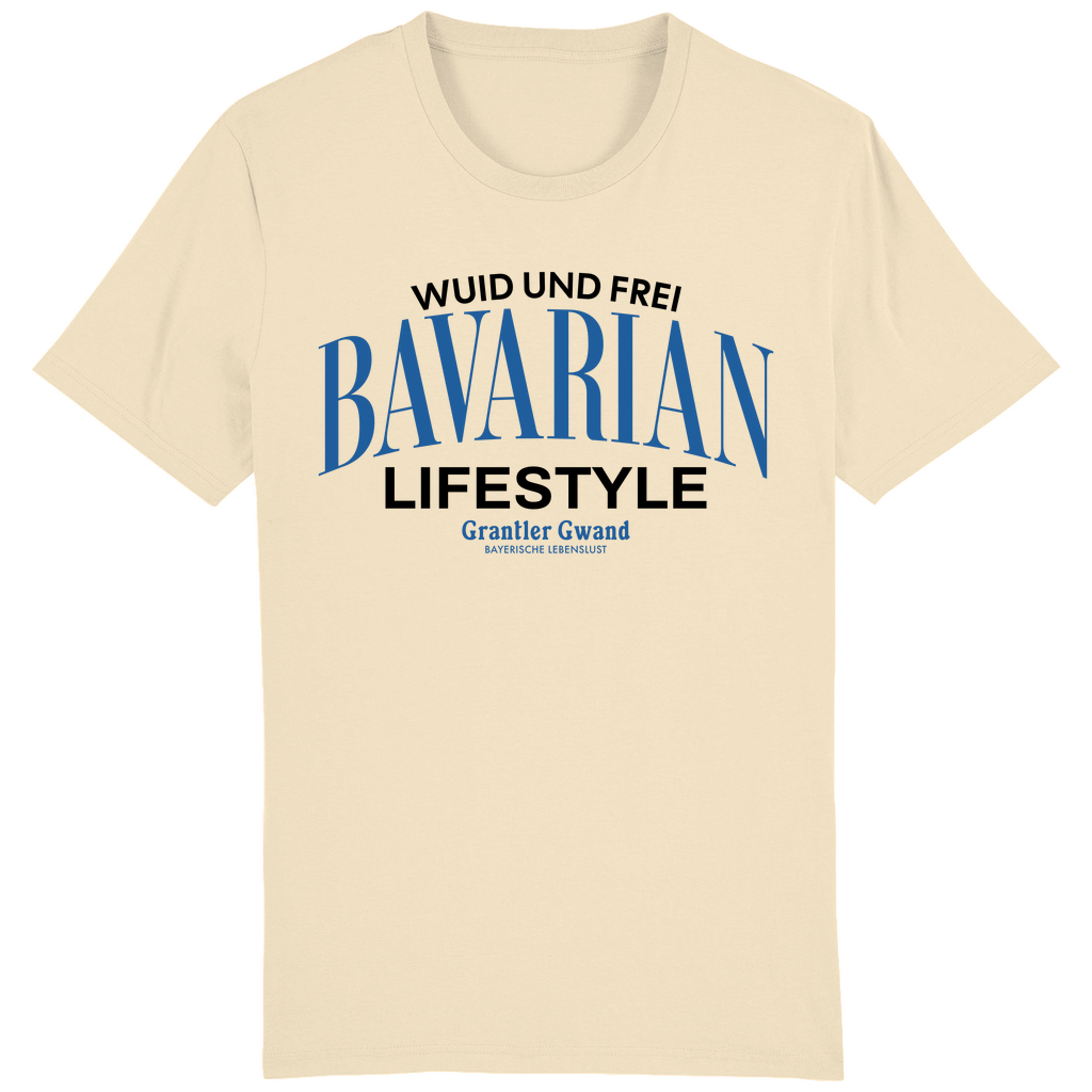 Bayerisches Herren T-Shirt Bavarian Lifestyle - schwarz - Grantler Gwand