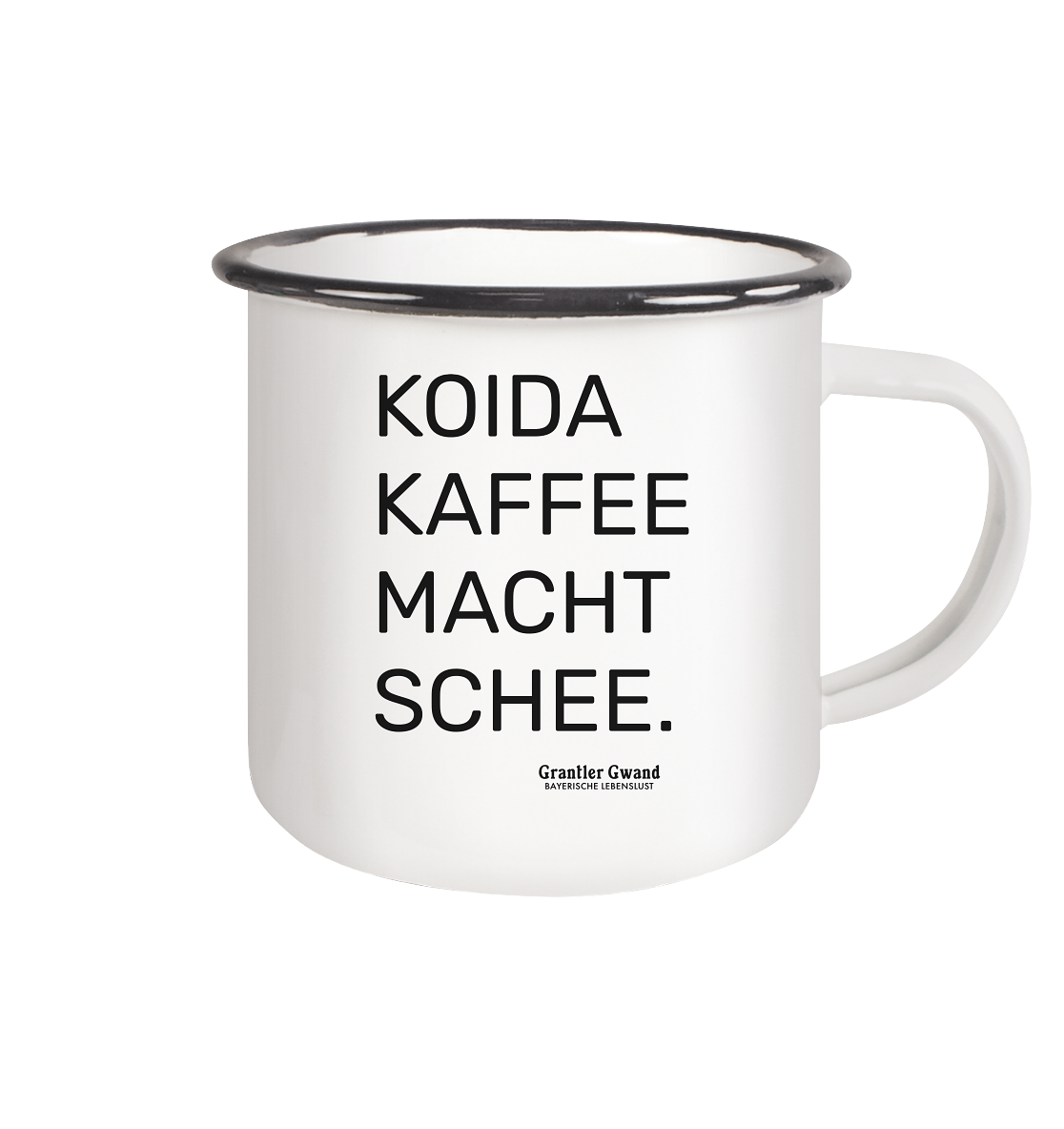 Koida Kaffee Macht Schee - Emaille Tasse