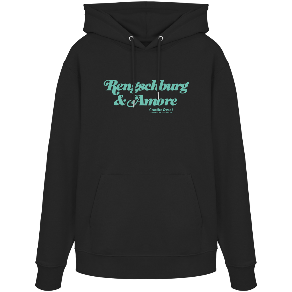 Rengschburg & Amore - grüne Variante - Frontprint - Hoodie