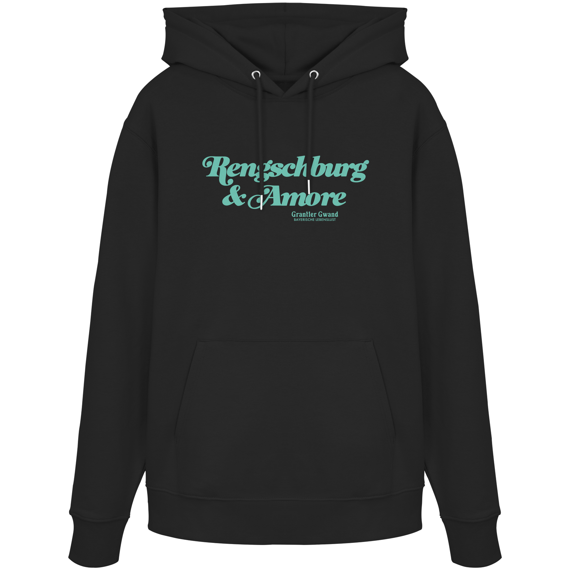 Rengschburg & Amore - grüne Variante - Frontprint - Hoodie