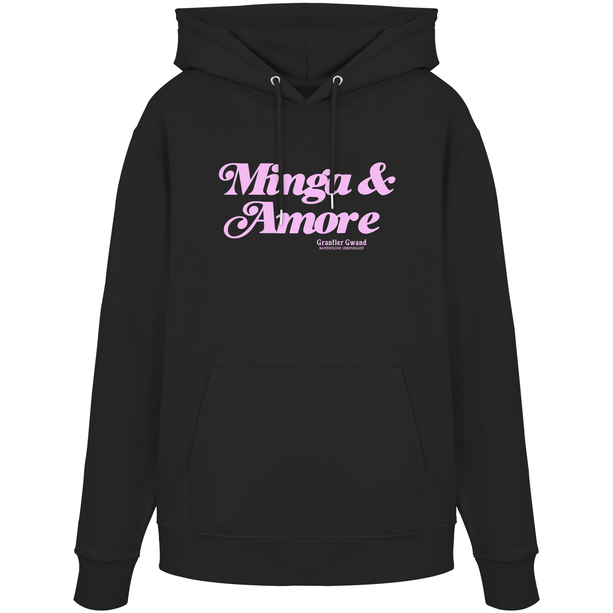 Minga & Amore - rosa Variante - Frontprint - Hoodie