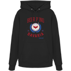 Beer Pong Bavaria  - rote Variante - Frontprint - Hoodie