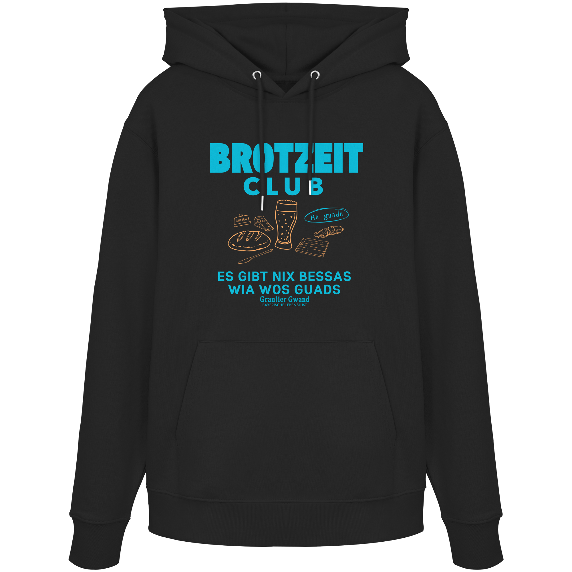 Brotzeit Club - grüne Variante - Frontprint - Hoodie