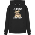 A Hund bist scho - dunkle Variante - Frontprint - Hoodie