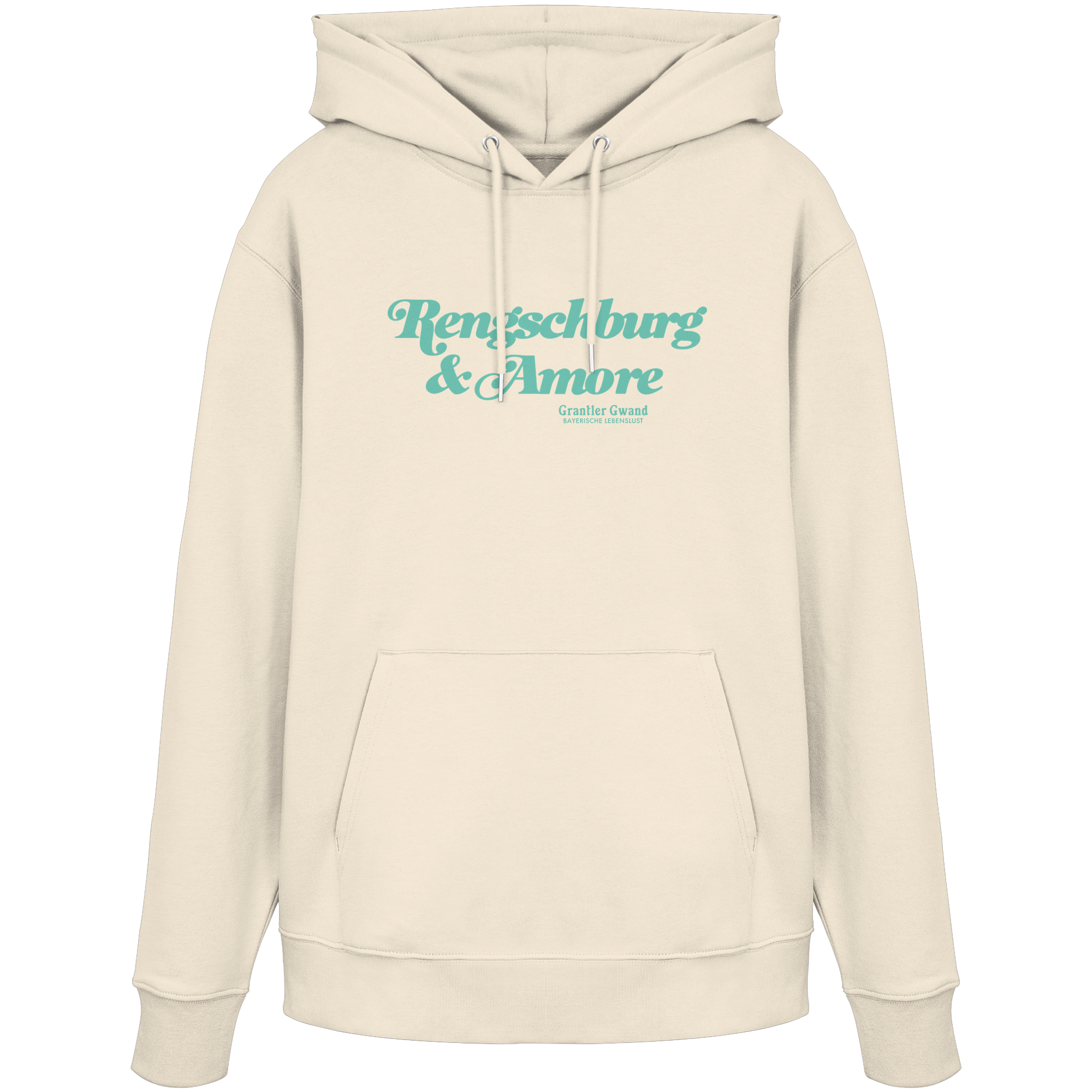 Rengschburg & Amore - grüne Variante - Frontprint - Hoodie