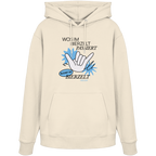 Wos Im Bierzelt Passiert - blaue Variante - Frontprint - Hoodie