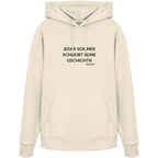 Jeder Sommer schreibt seine Gschichtn - schwarze Variante - Frontprint - Hoodie