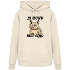 A Hund bist scho - helle Variante - Frontprint - Hoodie
