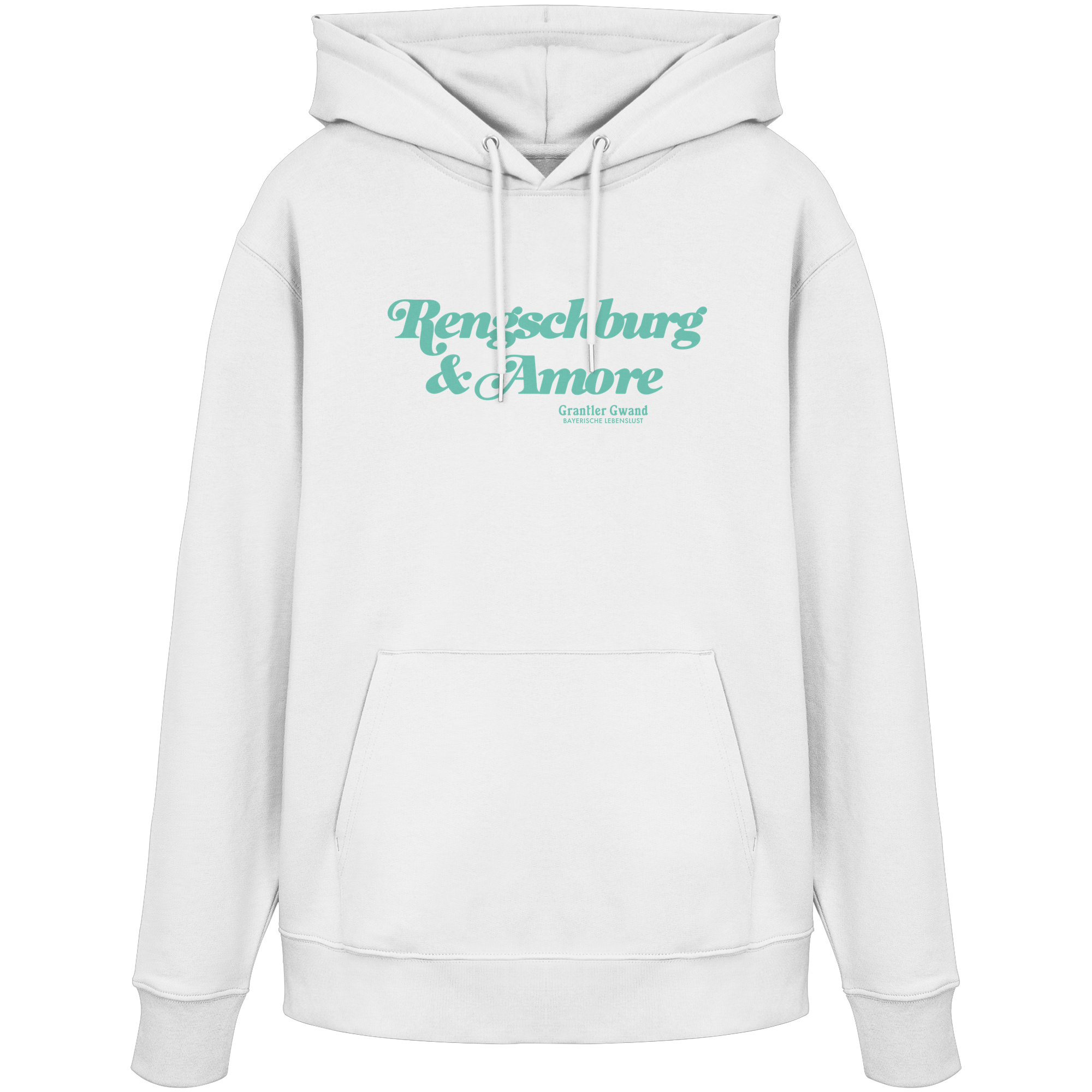 Rengschburg & Amore - grüne Variante - Frontprint - Hoodie